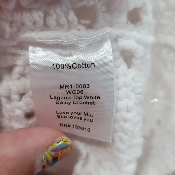 NWOT Show Me Your MuMu Laguna Crochet Top - Picture 9 of 11